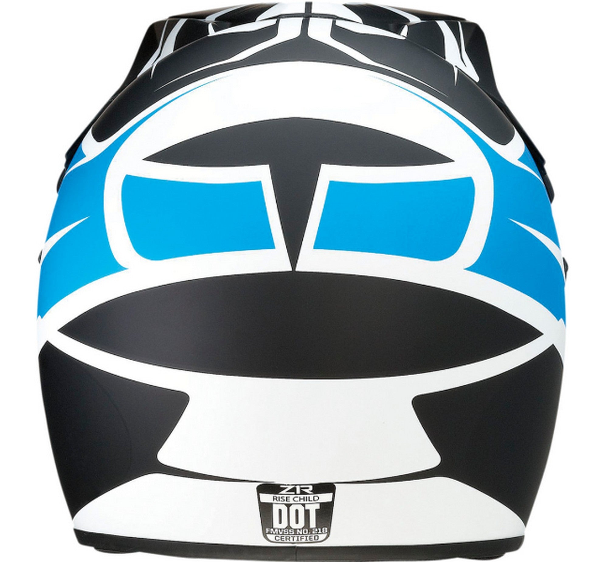 Z1R Rise Flame Child MX Offroad Helmet Blue LG/XL