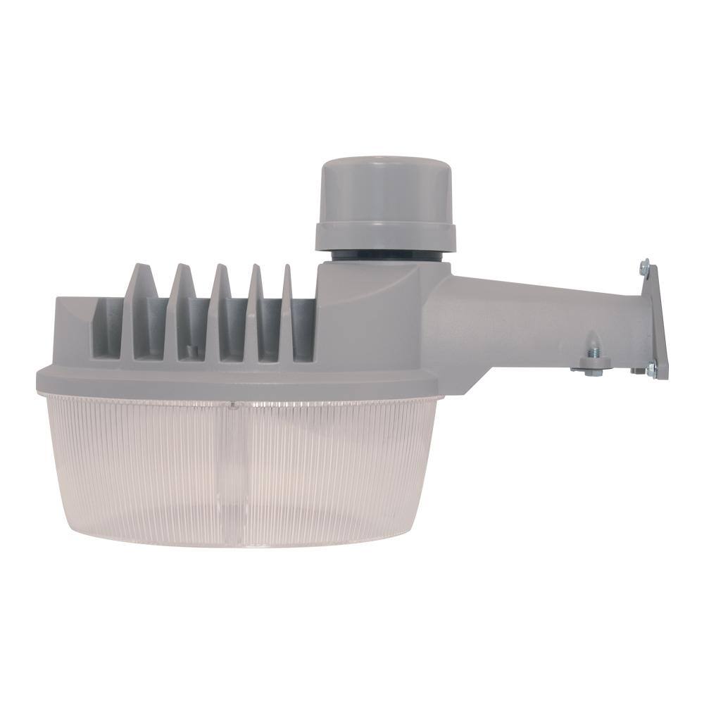 Halo ALS 100-Watt Equivalent Integrated LED Gray Dusk to Dawn Area Light 4000K ALS10A40GY