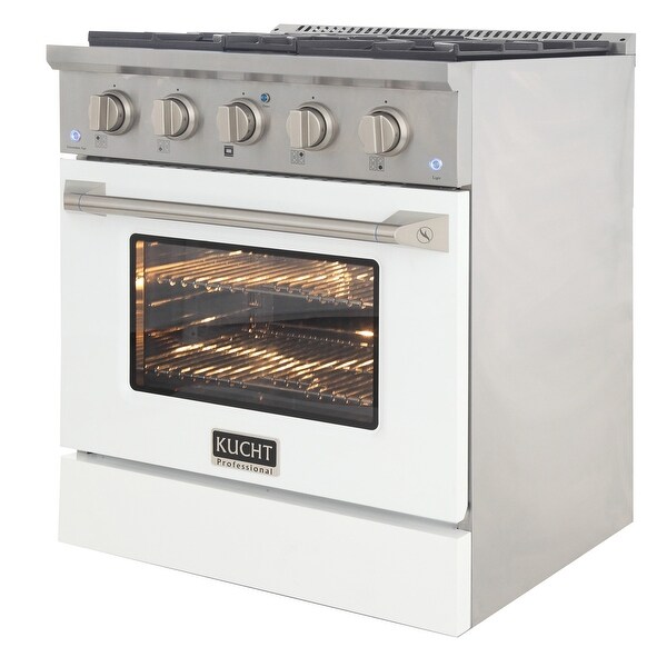 30 in. 4.2 cu. ft. Dual Fuel Range for Natural Gas with Sealed Burners and Convection Oven with Optional Color Door