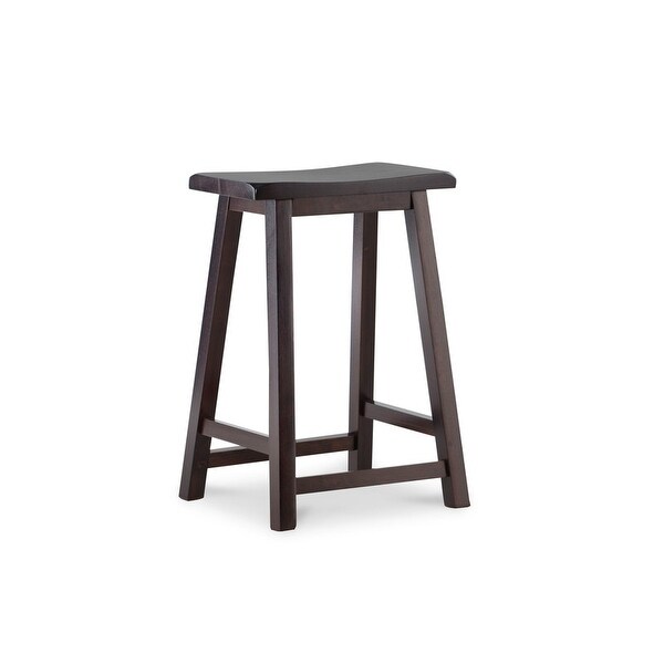 The Gray Barn Cackleberry Saddle Seat Backless Counter Stool