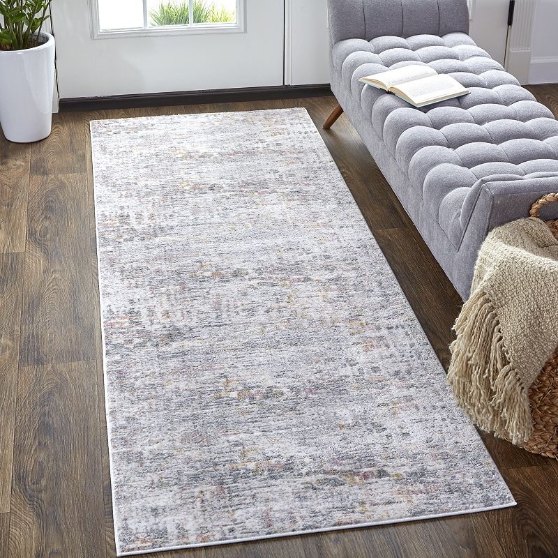 Weave and Wander Dunlap Distressed Abstract Rug