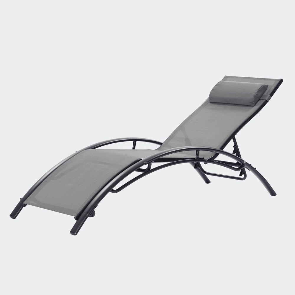 2 PCS Set Outdoor Lounge Chair