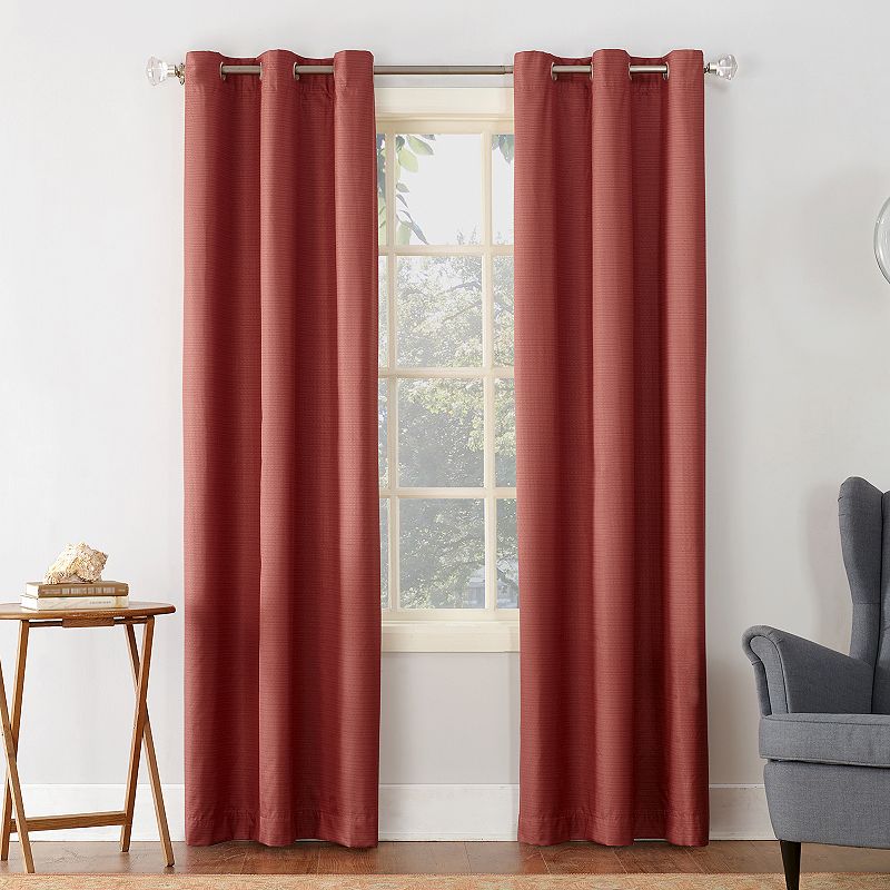 Sun Zero Cooper Room Darkening Thermal Insulated Grommet Single Curtain Panel