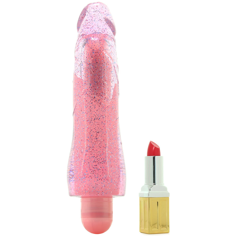 Glow Dicks 8 Inch Molly Light Show Vibe in Pink