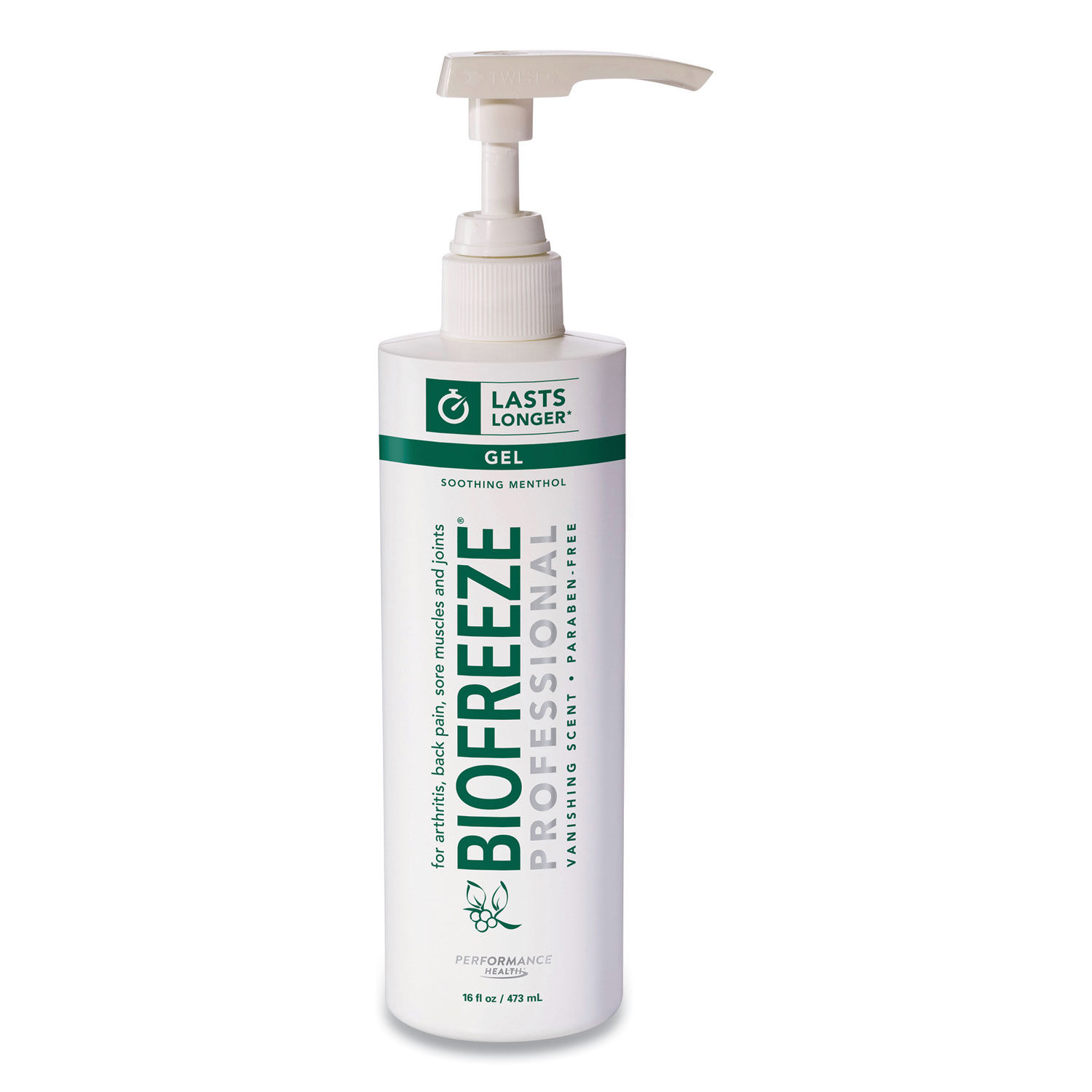 Professional Green Topical Analgesic Pain Reliever Gel by BIOFREEZEandreg; BIF13425