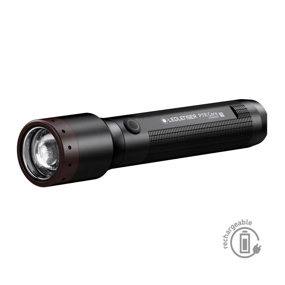 LEDLENSER P7R Core Rechargeable Flashlight 1400 Lumens Advanced Focus System Constant Light Output Waterproof P7R Core