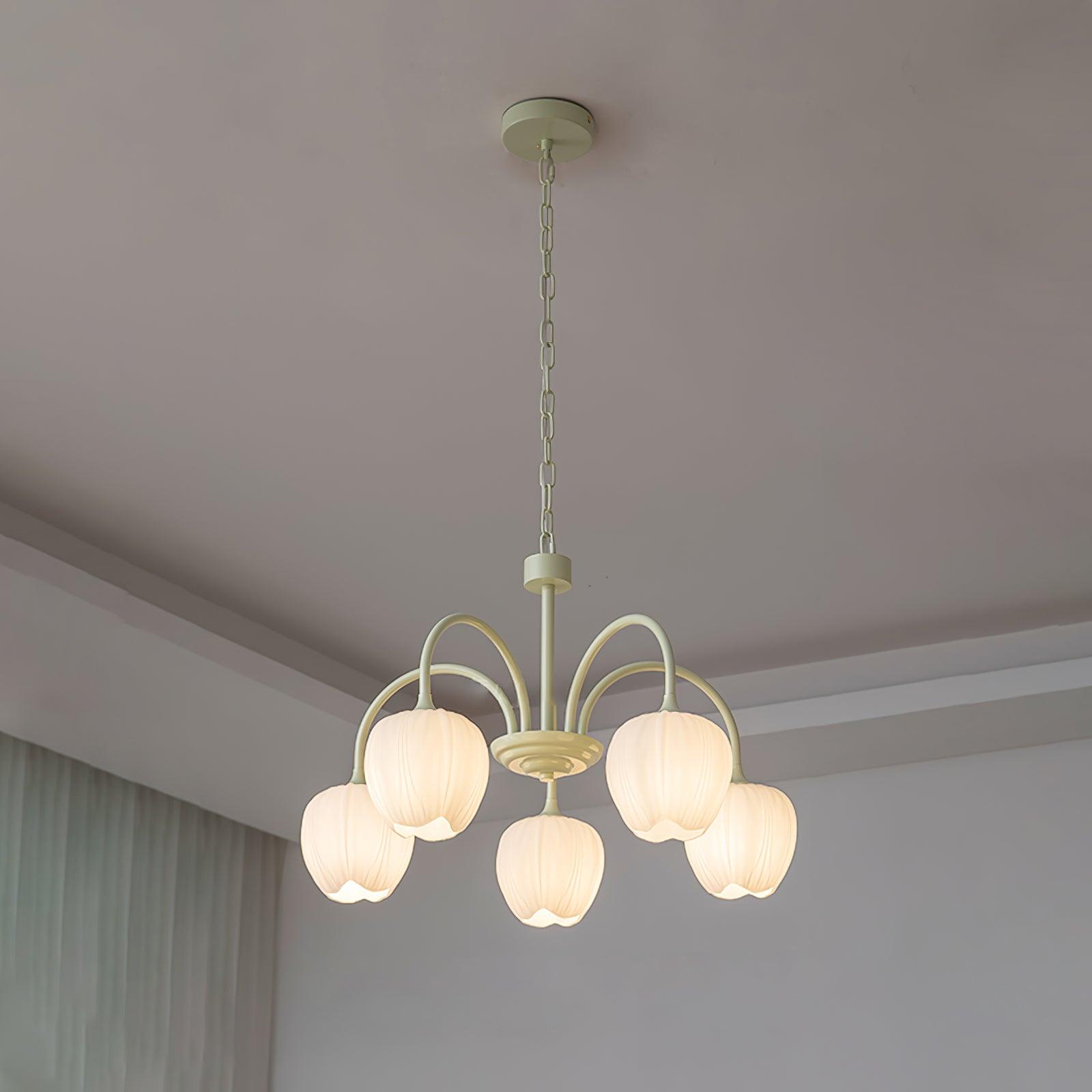 Tulip Matcha Chandelier