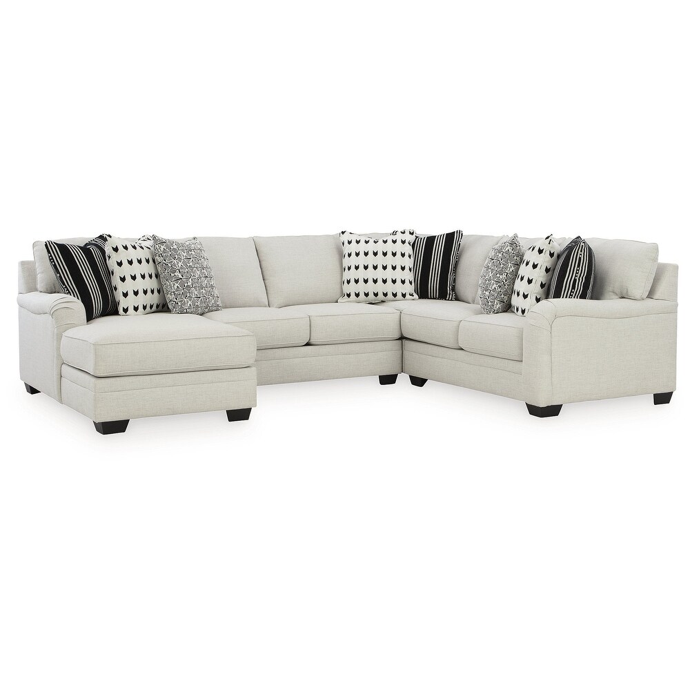 Signature Design by Ashley Huntsworth Dove Gray 4 Piece Sectional with Chaise   128\