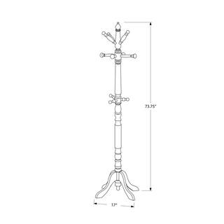 Cherry Wood Coat Rack HD2011