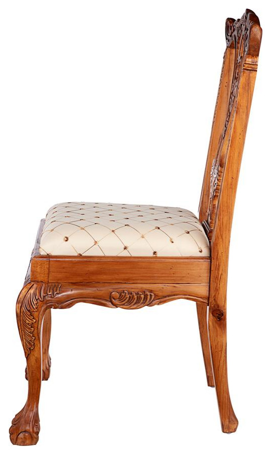 Design Toscano English Chippendale Side Chair   Victorian   Dining Chairs   by Kolibri Decor  Houzz