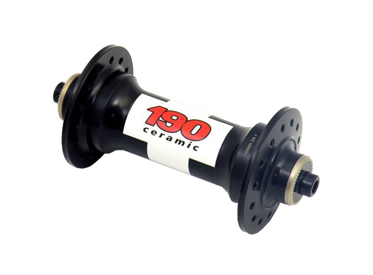 DT Swiss 190 Ceramic MTB Disc Hub - 100x15QR - Front - Center Lock - Black