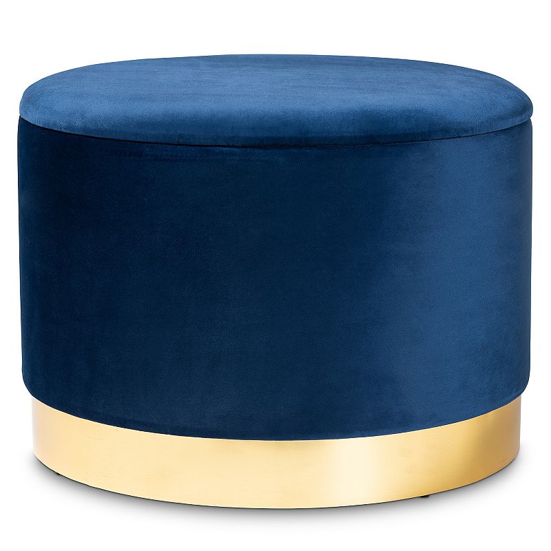 Baxton Studio Marisa Storage Ottoman