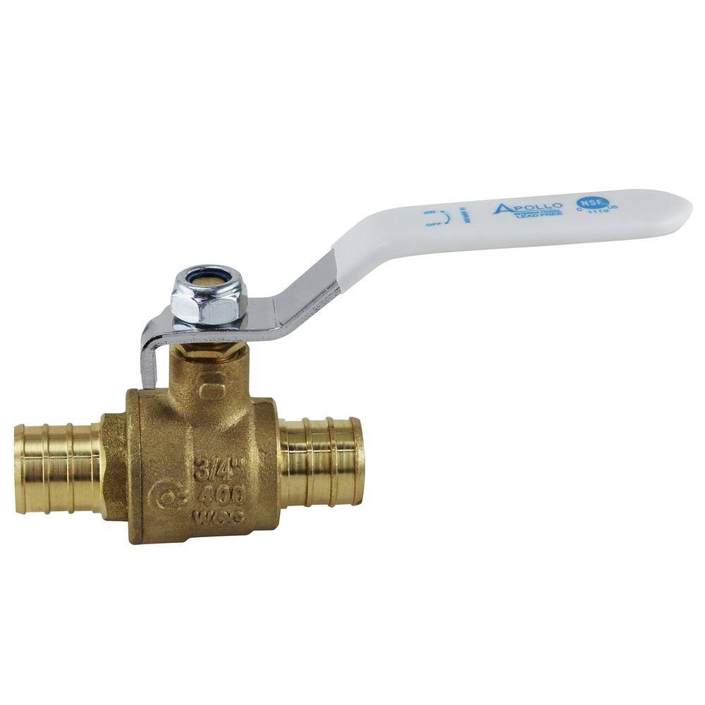 Apollo 34 in. Brass PEX-B Barb Ball Valve APXV3434