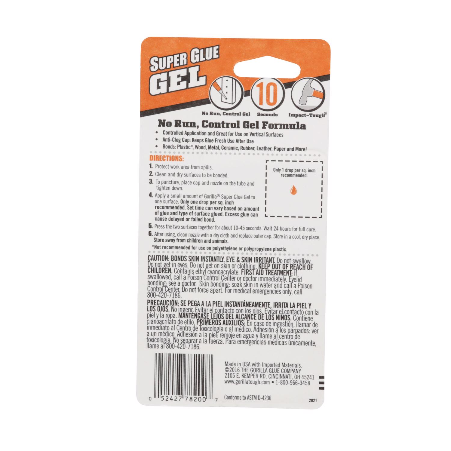 Gorilla High Strength Glue Super Glue 0.11 oz