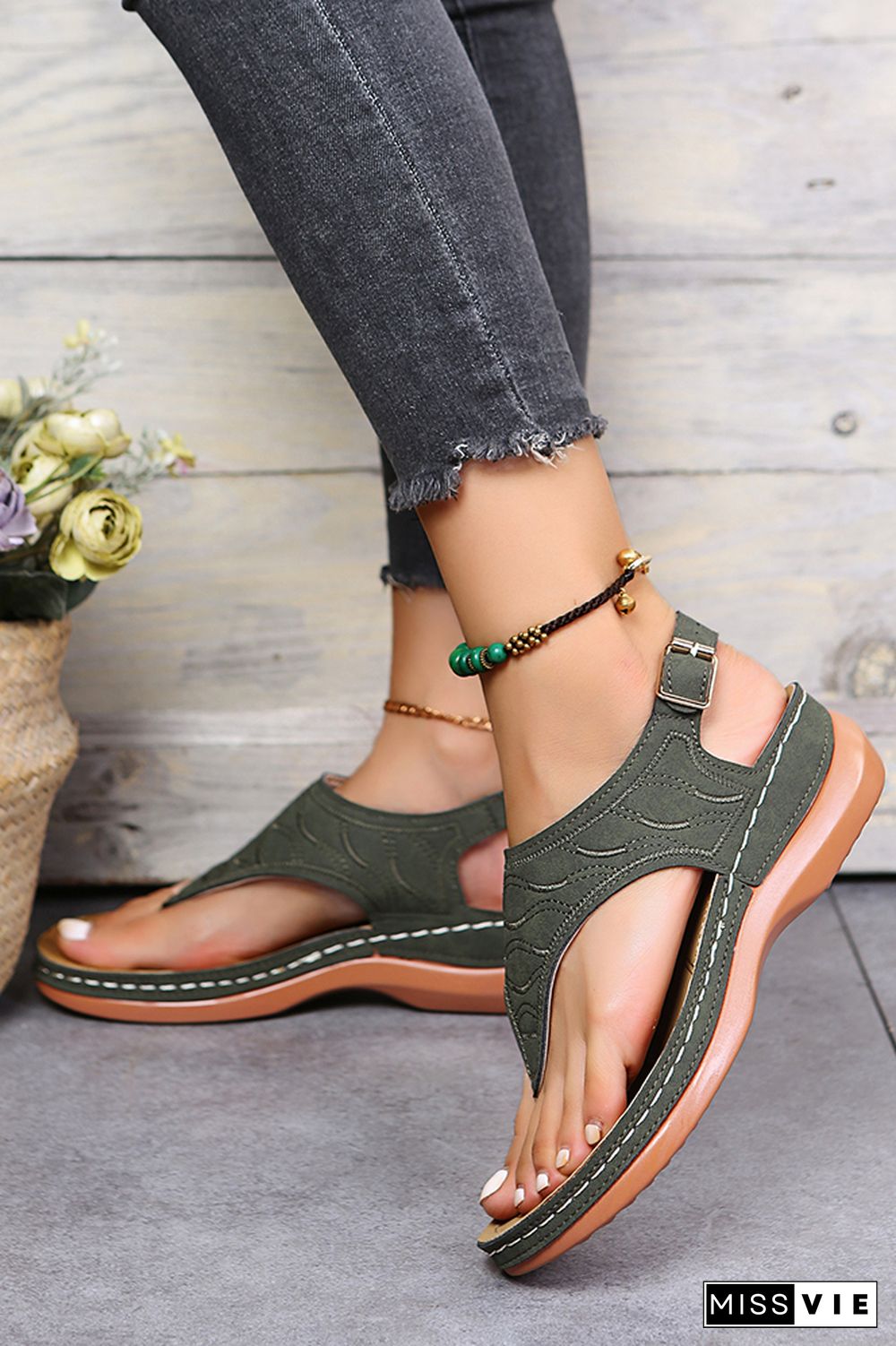 Summer Women Sandals With Buckle Wholesale