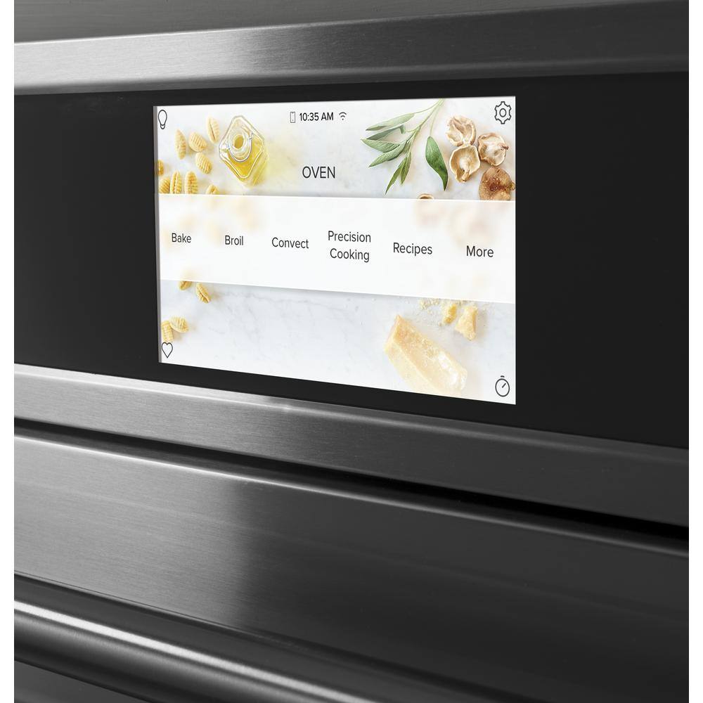 Cafe 27 in. Smart Single Electric Wall Oven in Stainless Steel with Convection Cooking CKS70DP2NS1