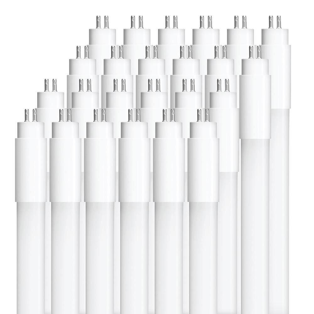 Feit Electric 6-Watt 12 in. T5 G5 Type A Plug and Play Linear LED Tube Light Bulb Bright White 3000K (24-Pack) T512830LED24