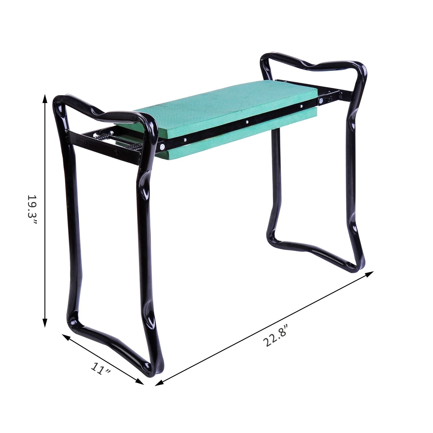 Padded Folding Garden Kneeler Bench with Handles