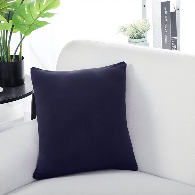 Polyester Home Elastic Zip Up Decorative Pillow Cover Piccocasa