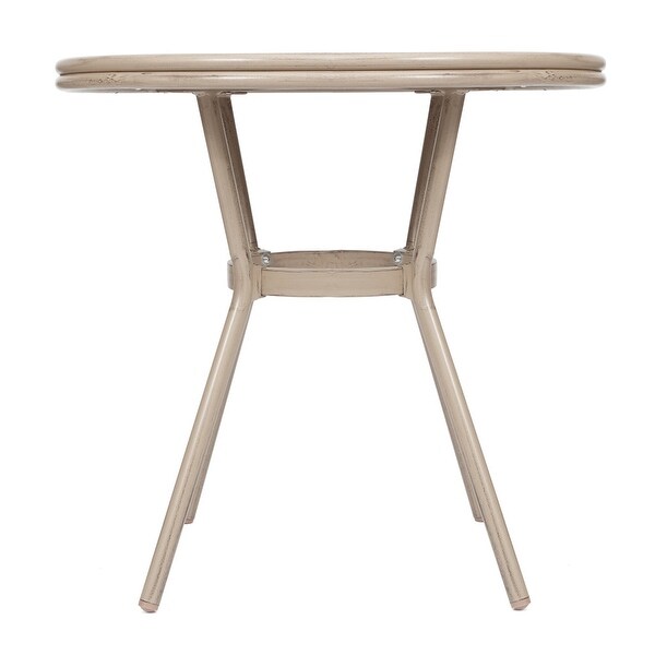 Bistro Table with Metal Frame