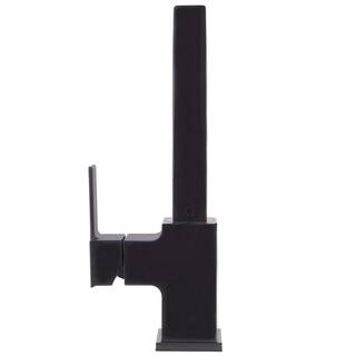 Pfister Arkitek Single-Handle Pull-Out Sprayer Kitchen Faucet in Matte Black LG534-LPMB