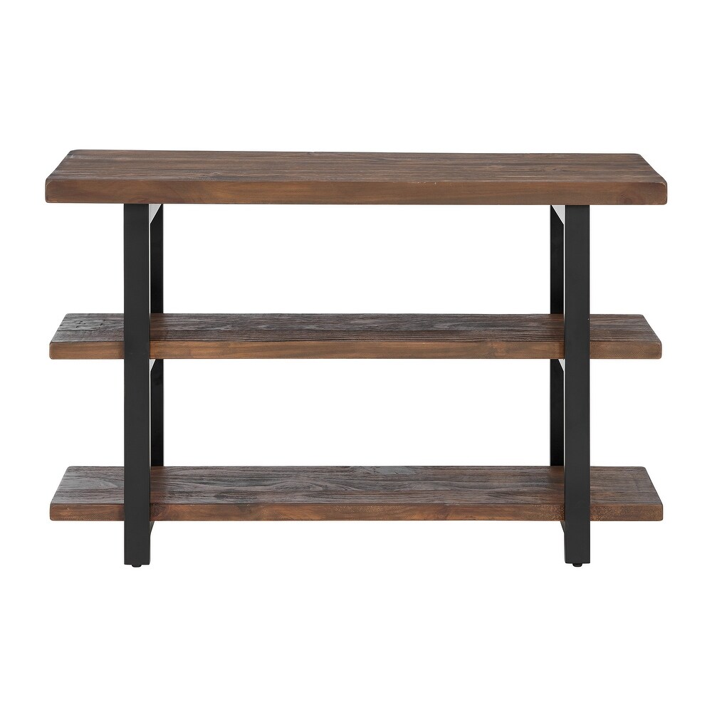 Carbon Loft Lawrence Rustic Media Console