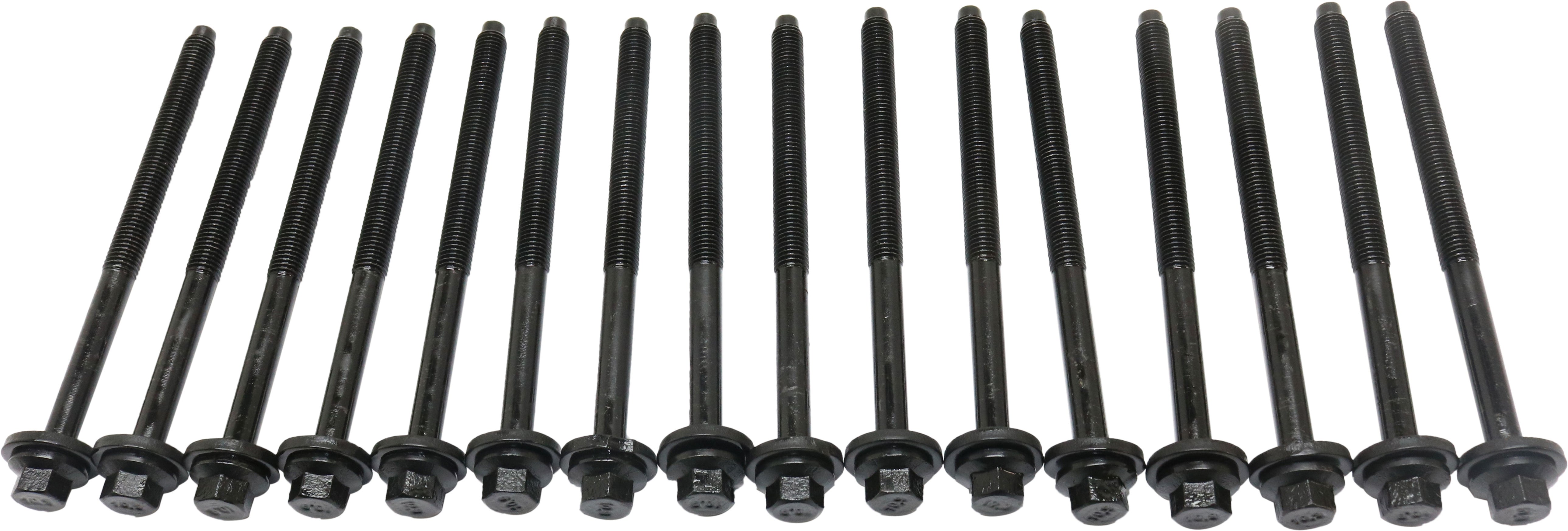 Cylinder Head Bolt Compatible with 2001-2012 Ford Escape 2005-2007 Five Hundred 6Cyl 3.0L Set of 16