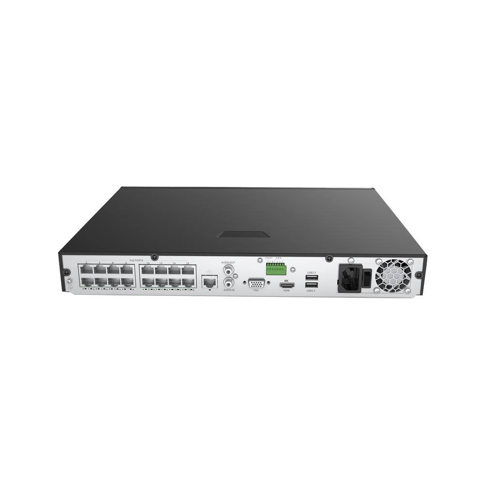 Revo Ultra HD Audio Capable 16-Channel 5MP 4TB NVR Surveillance System with 12 IndoorOutdoor Cameras RU162T6IB6I-4T