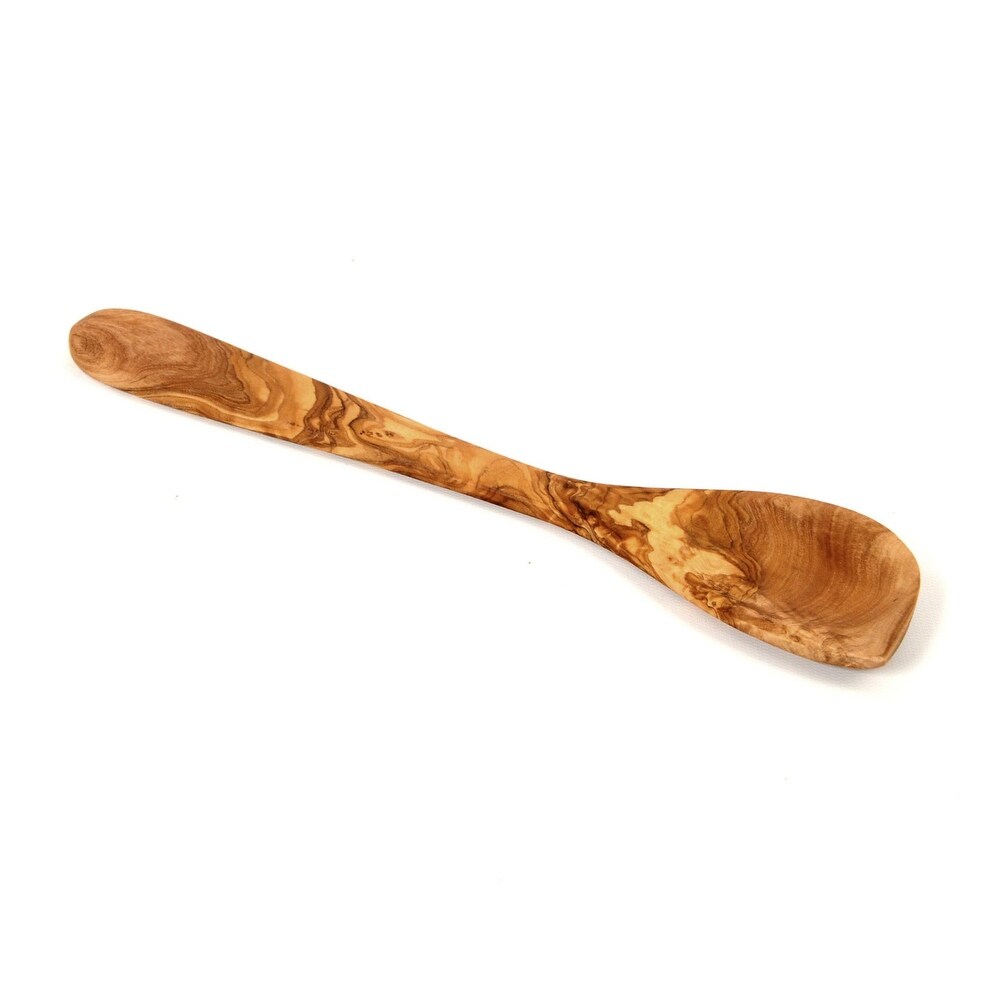 Wooden Spoon Olive Wood Pointed Cooking Spoon   12\