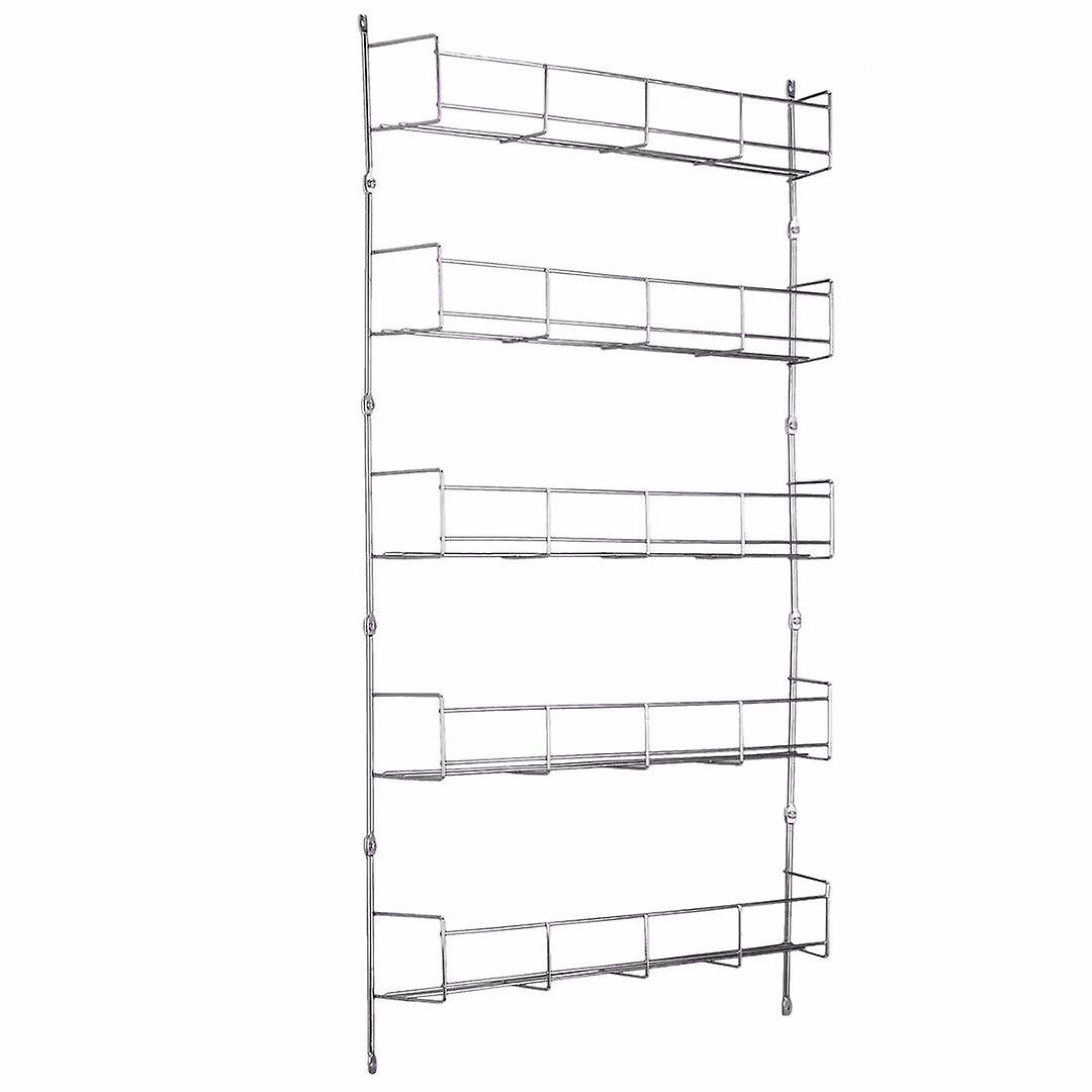 6 Tiers Kitchen Spice Rack Organizer Storage Shelf Pantry Wall Hanging Holder