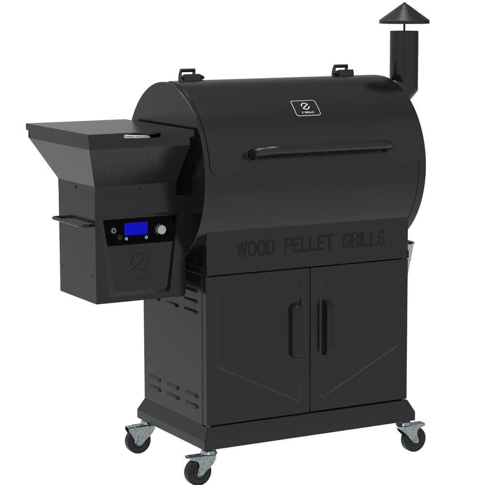 Z GRILLS 694 sq in Pellet Grill and Smoker with cabinet storage Black