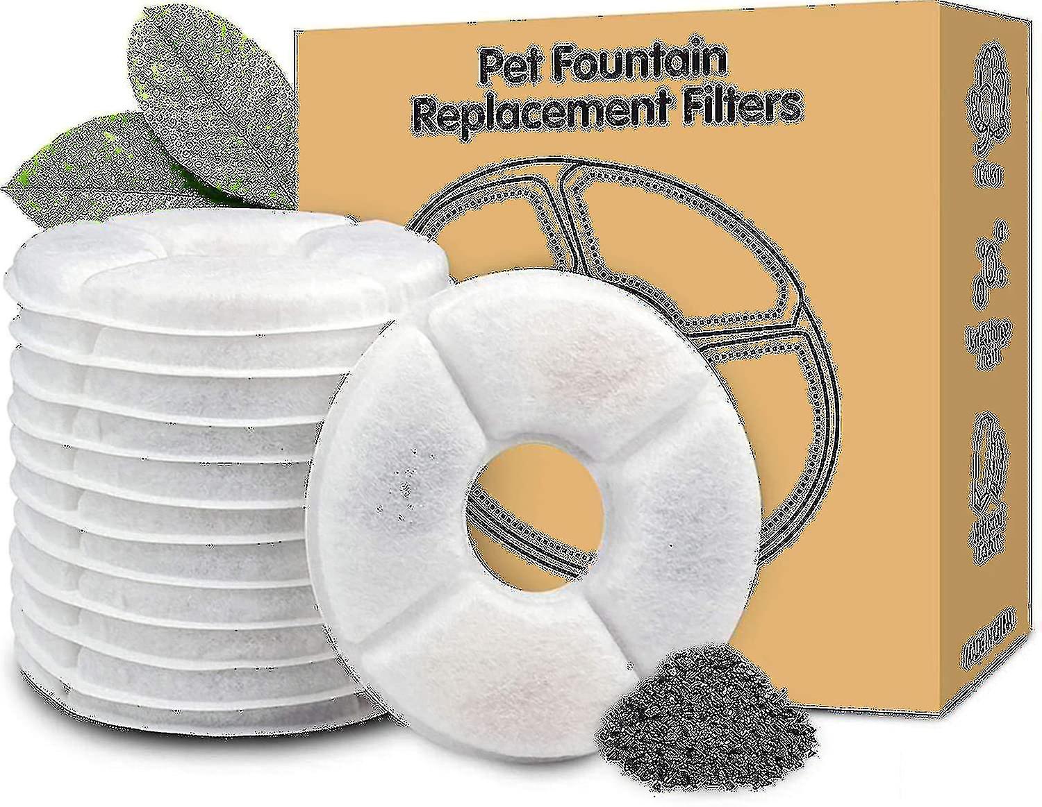 12 Pack Cat Fountain Replacement Filters | Pet Fountain Filters | Activated Filters Yl