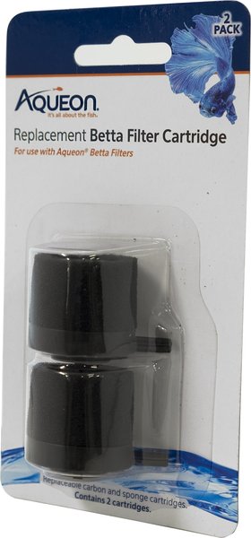 Aqueon Replacement Betta Filter Cartridge， 2 count