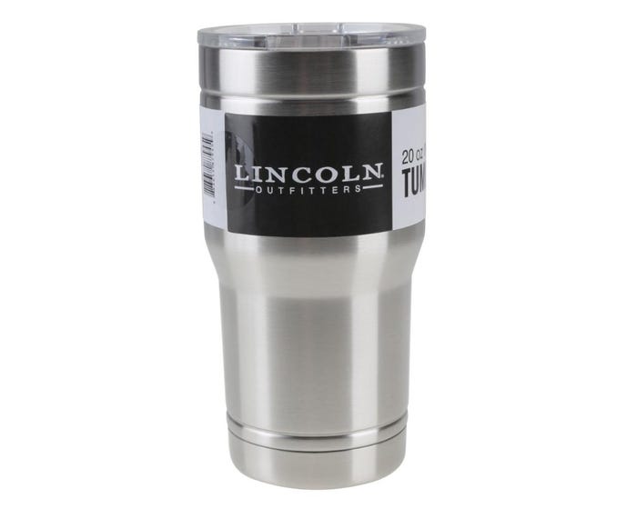 Lincoln Outfitters 20 oz. Tumbler， Stainless  87-945-0204