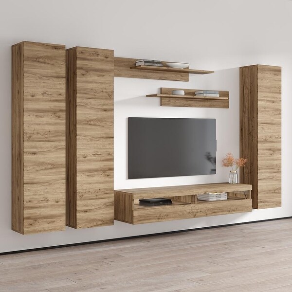 Fly CD1 35TV Wall Mounted Floating Modern Entertainment Center