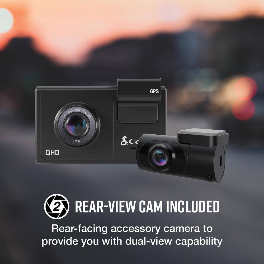 Cobra Dual-View Smart Dash Cam SC200D