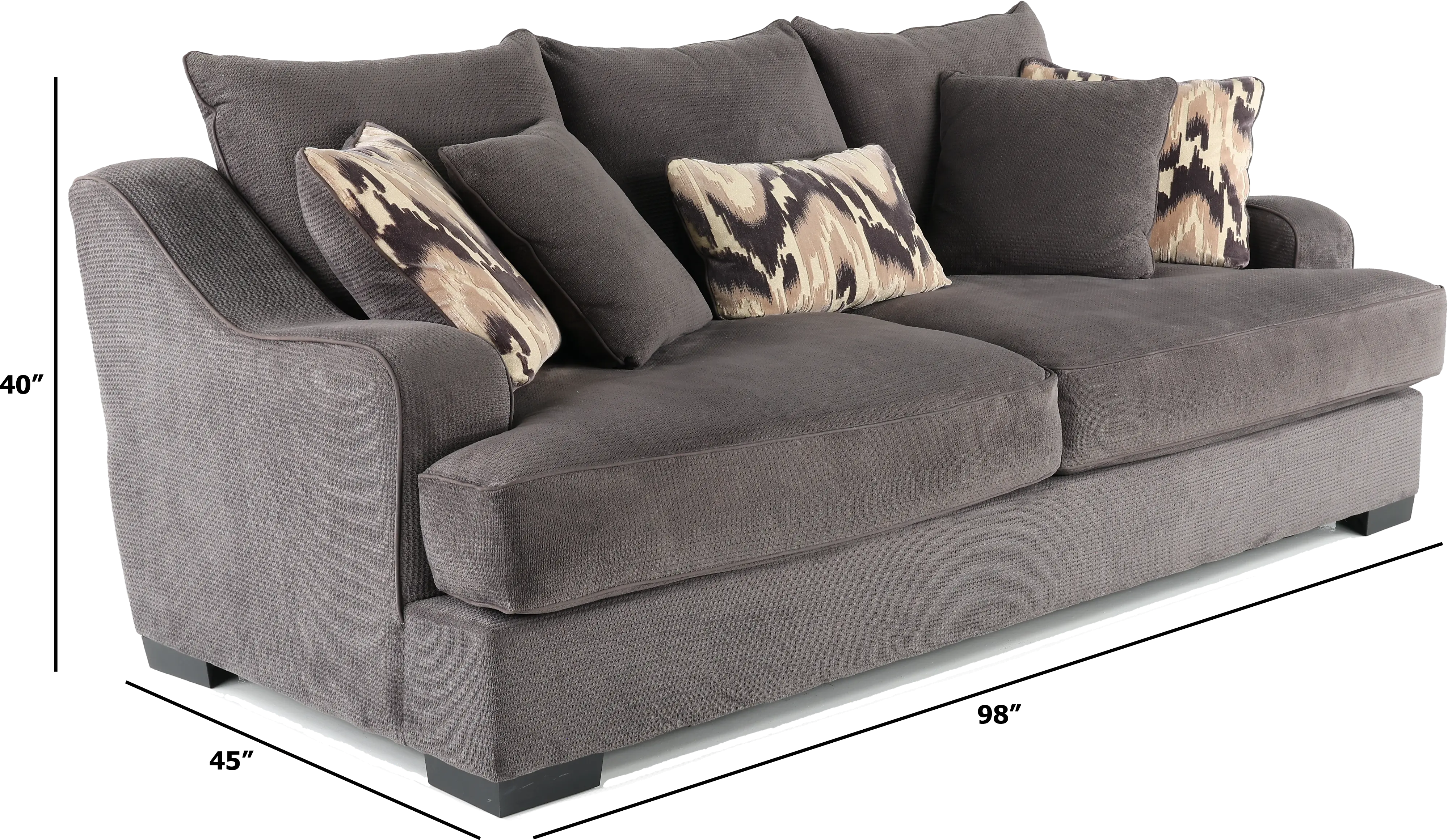 Spartan Gray Sofa