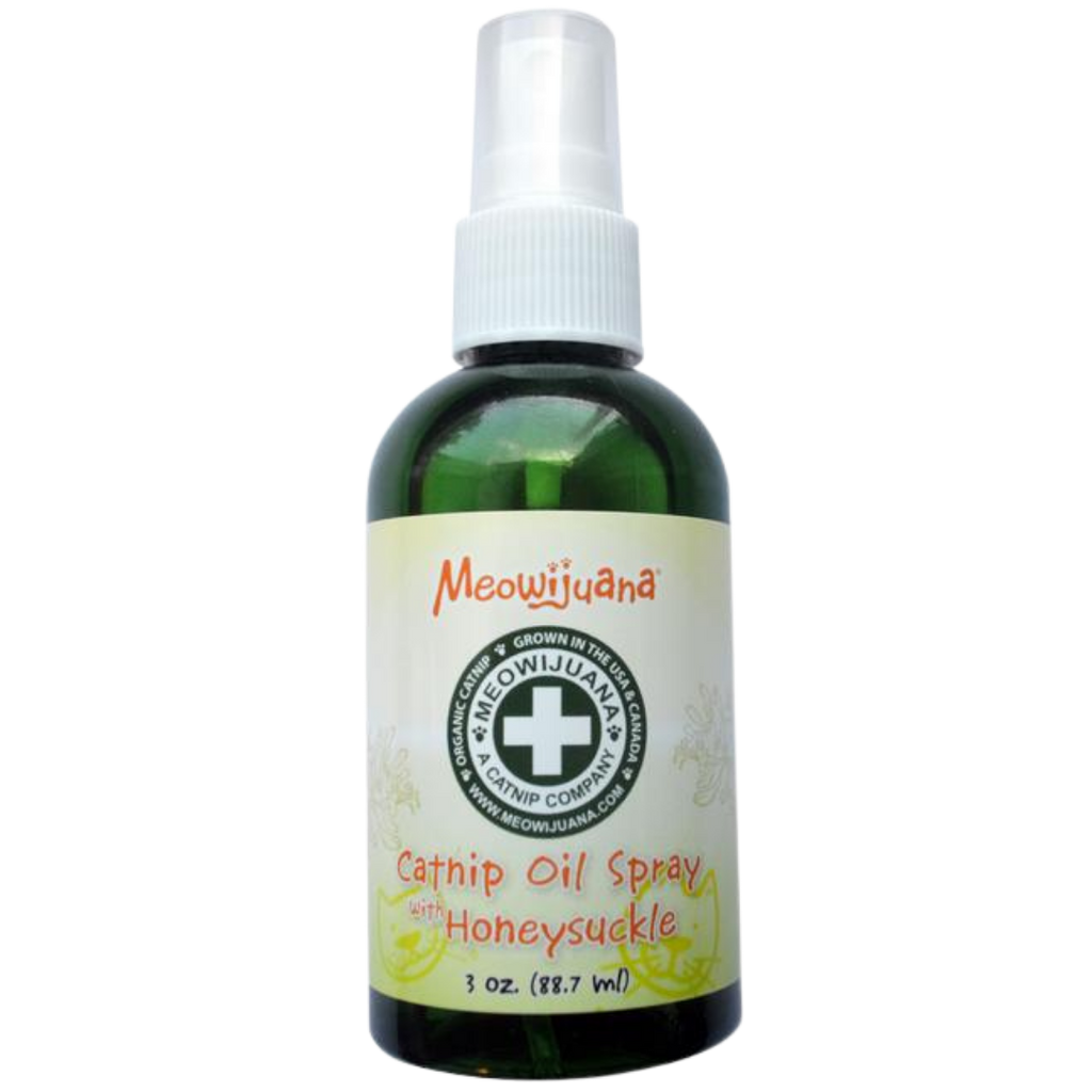 Meowijuana Organic Catnip and Honeysuckle Spray， 3 oz