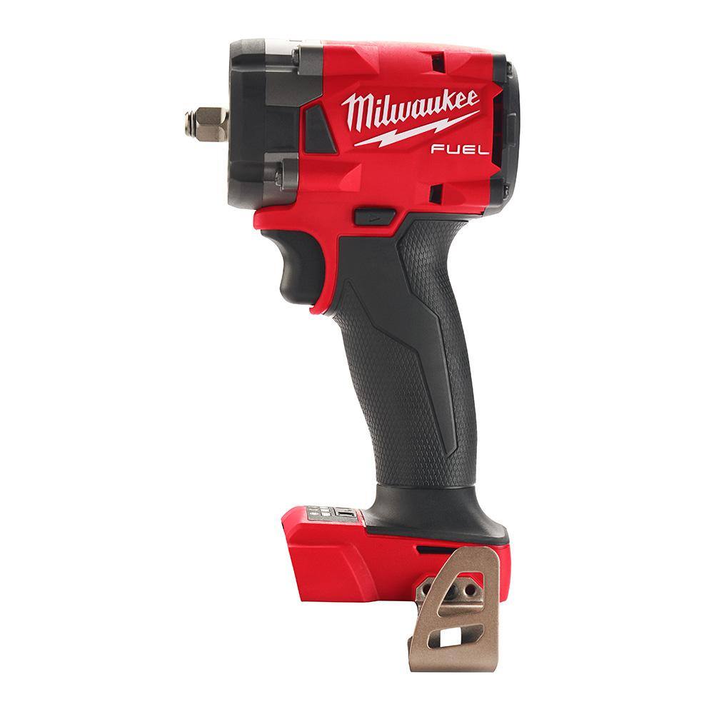 MW M18 FUEL GEN-3 18V Lithium-Ion Brushless Cordless 38 in. Compact Impact Wrench with Friction Ring (Tool-Only) 2854-20