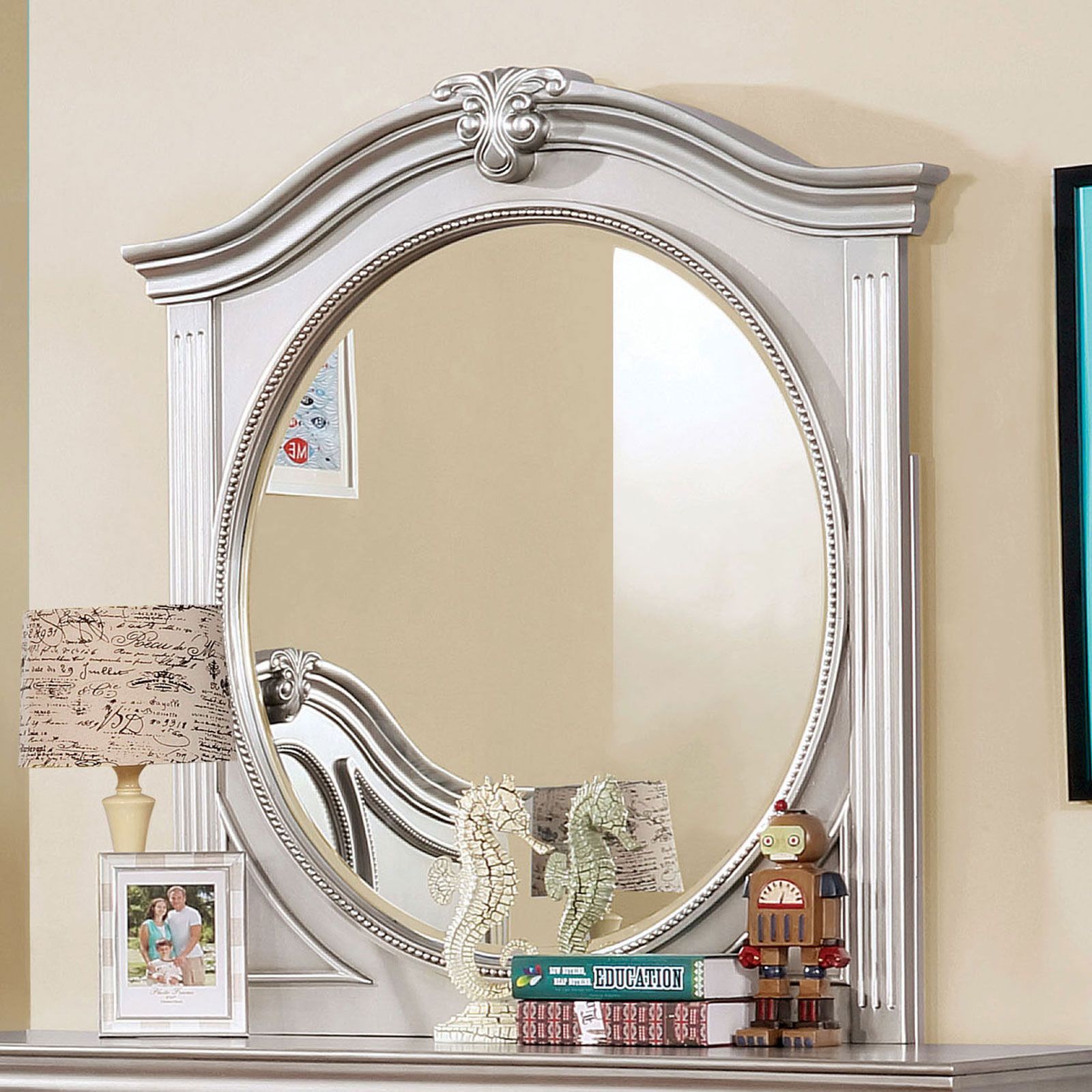 Claudia Mirror  Silver