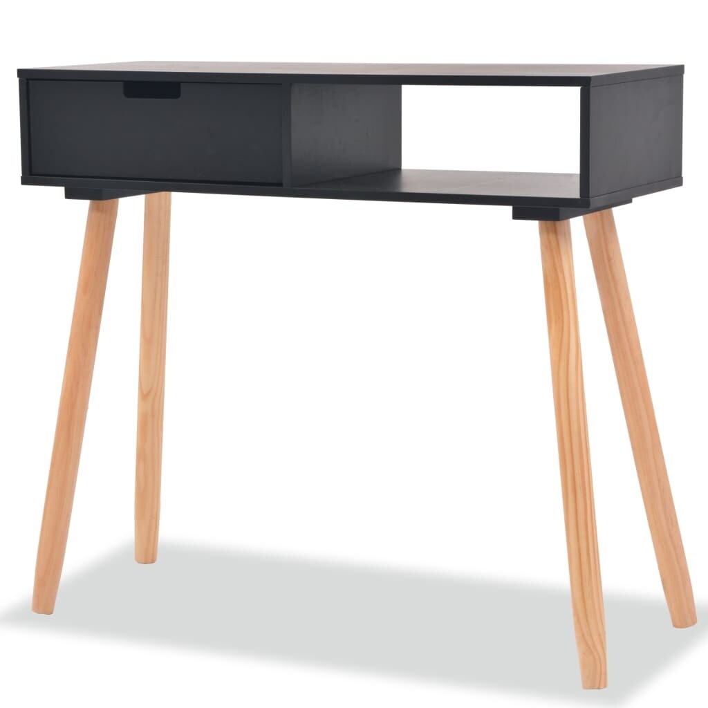 vidaXL Console Table Solid Pinewood 31.5