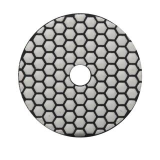 Rubi 4 in. 800 Grit Resin Dry Polishing Pad 61932