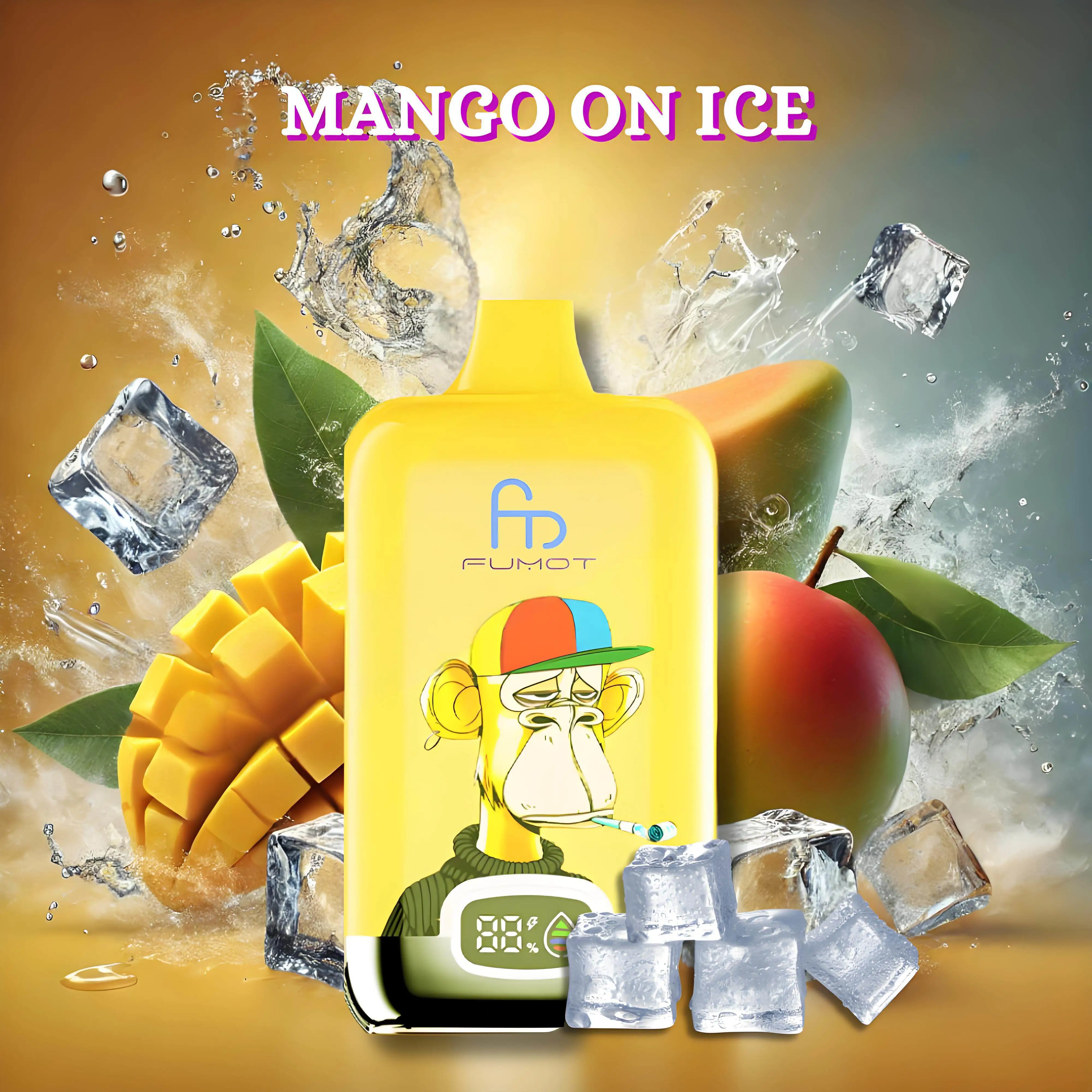 Fumot Tornado Digital Box 12000 Puffs - Mango On Ice