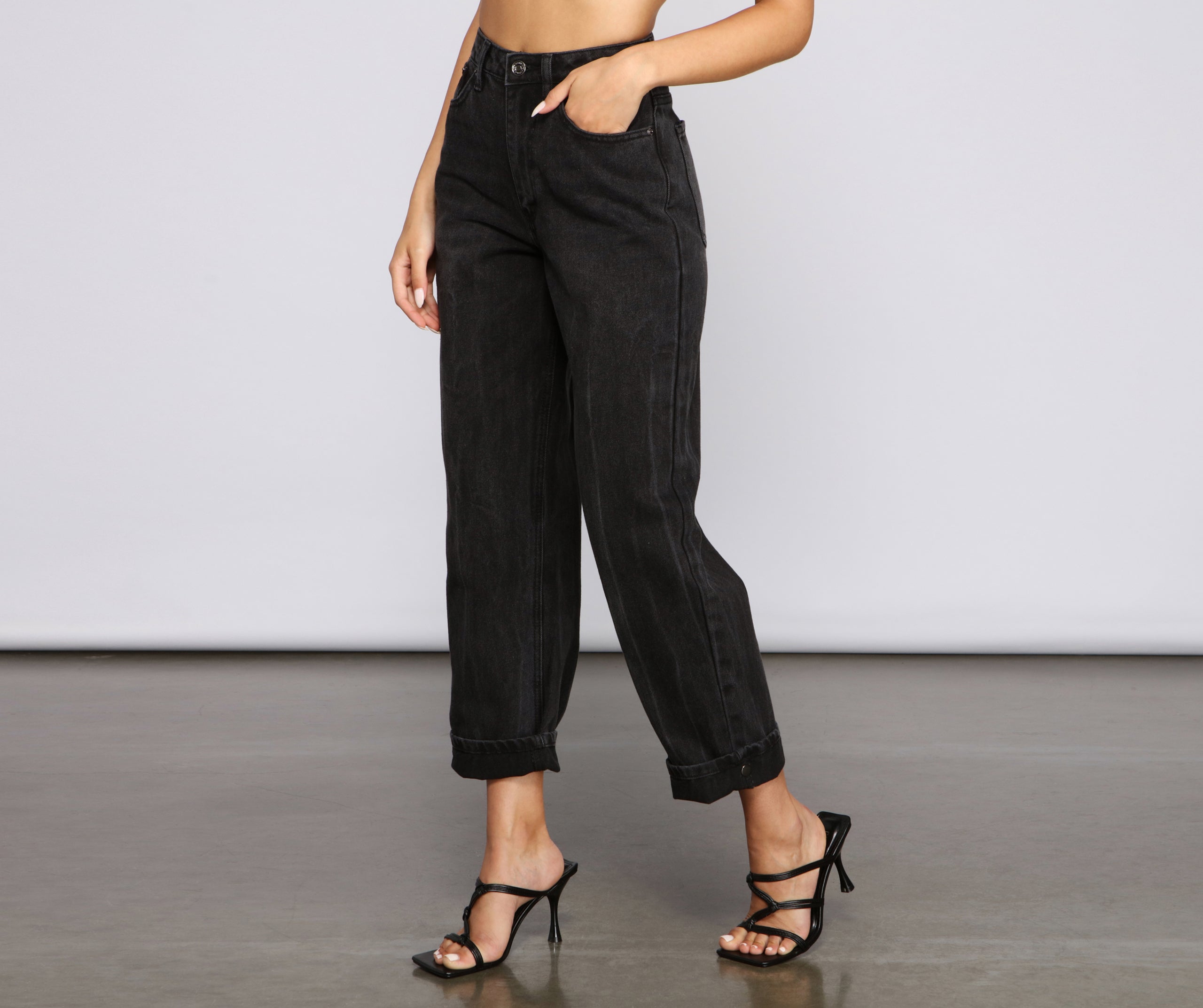 Thinking About You High-Rise Boyfriend Jeans