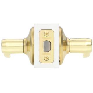 Schlage Flair Bright Brass Passage HallCloset Door Handle F10 V FLA 605