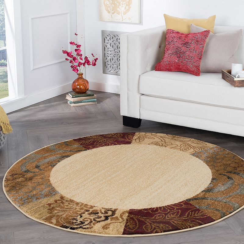 KHL Rugs Floral-Border Rug