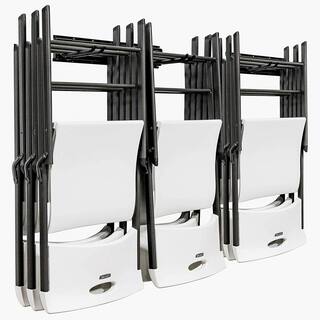 RAXGO Chair Storage Rack Mounted Folding Chair Rack and Hanger System for Home RAXWMCR