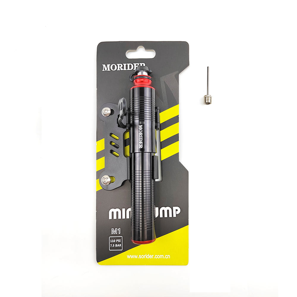 MORIDER MTB Road Bike Tire 110PSI Aluminum oy Hand Pump Outdoor Cycling For Bicycle Ball Portable Mini Manual Air Inflator