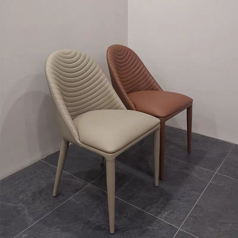 Nordic Design Leisure Backrest Dining Chair   Contemporary   Dining Chairs   by Miron Demid LLC  Houzz