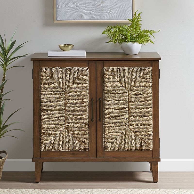 INK+IVY Textured Accent Storage Cabinet